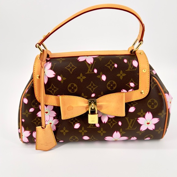 Preloved Louis Vuitton Vintage Monogram Cherry Blossom Sac Retro with Wallet - Picture 2 of 15